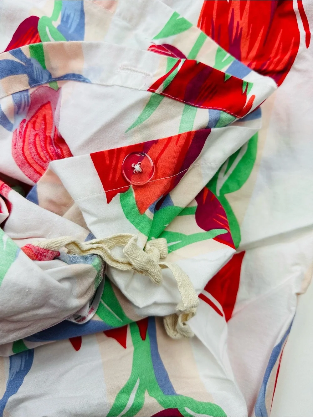 Urban Outfitters Kristen Tulip Floral Duvet Cover Bedding Twin
